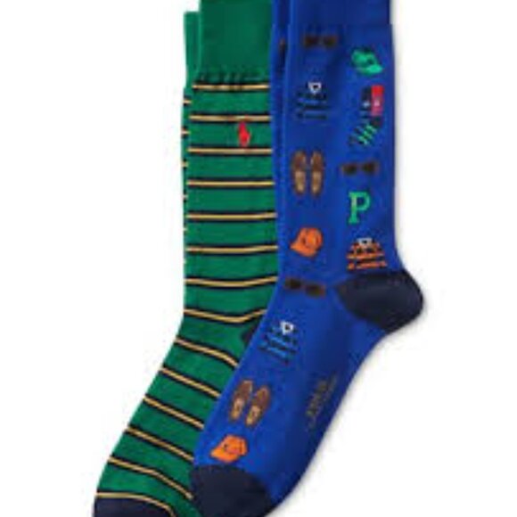 Printed Crew Socks - Picture 3 of 4